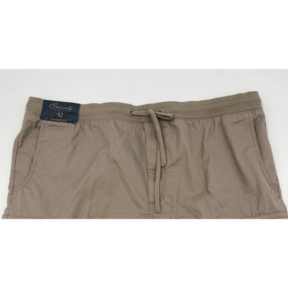Roundtree Yorke Casuals Shorts Cargo Men Dusty Brown Size 43 Straight Fit New - Picture 2 of 11